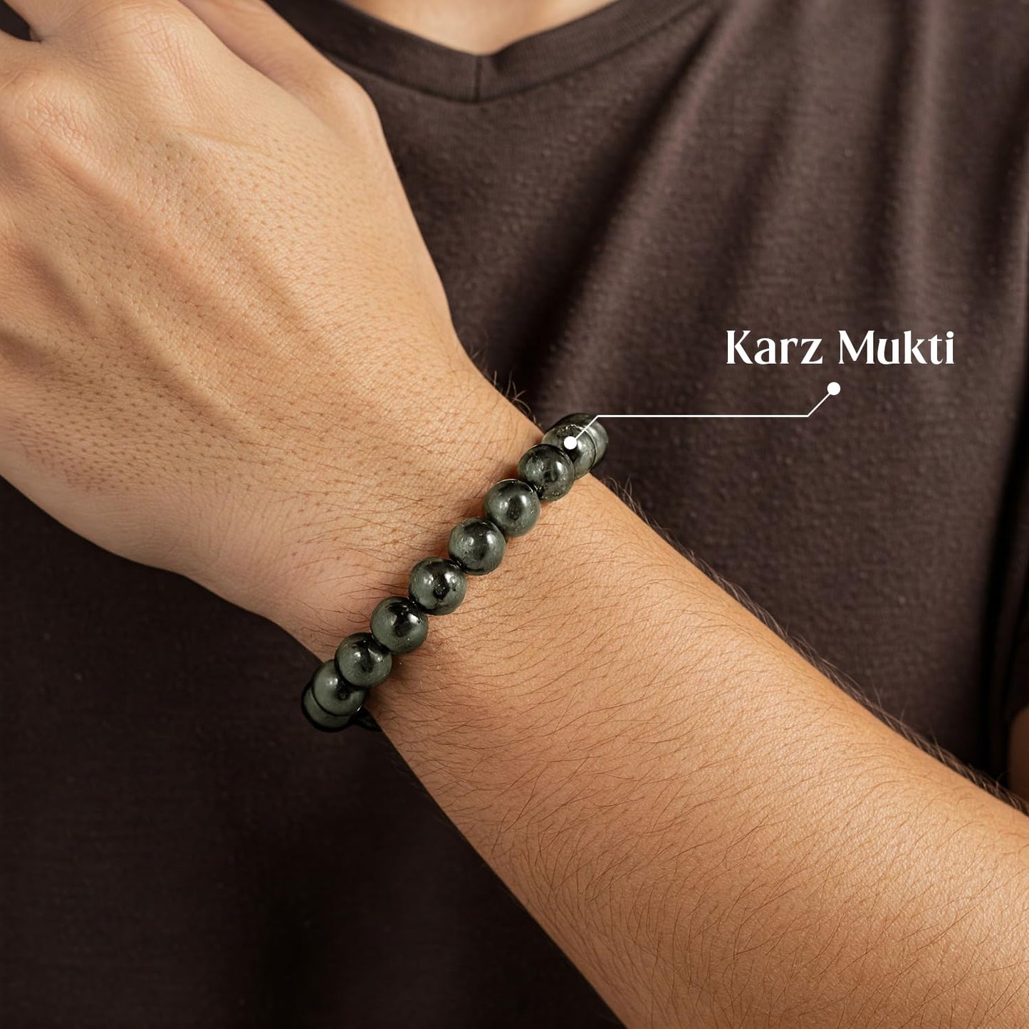 Astrotalk Raw Pyrite Bracelet | Certificate of Authenticity | Attracts Money and Boost Confidence | Astrology Bracelet for Men and Women | Beautifully Crafted with Healing Crystals