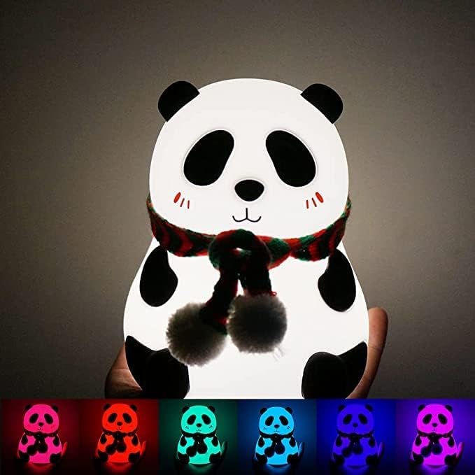 Desidiya® Touch Silicone Panda Light – Night Light for Kids, Girls & Boys | Cute Bedroom Decor for Women | Valentine Special