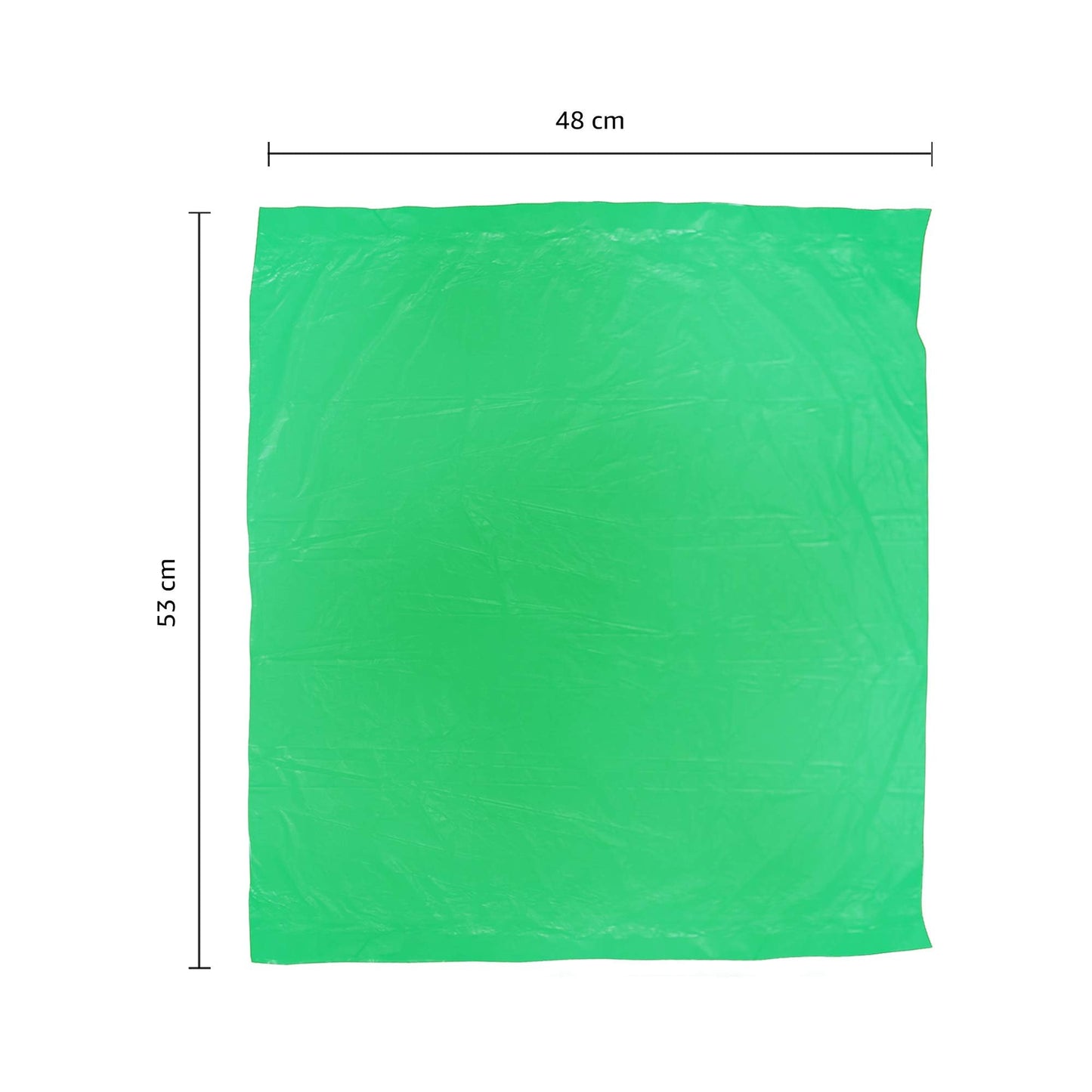 Amazon Brand - Presto! Garbage Bags | Medium | 180 Count | 30 Bags X 6 Rolls | 19 X 21 Inches | For Wet Waste | Green